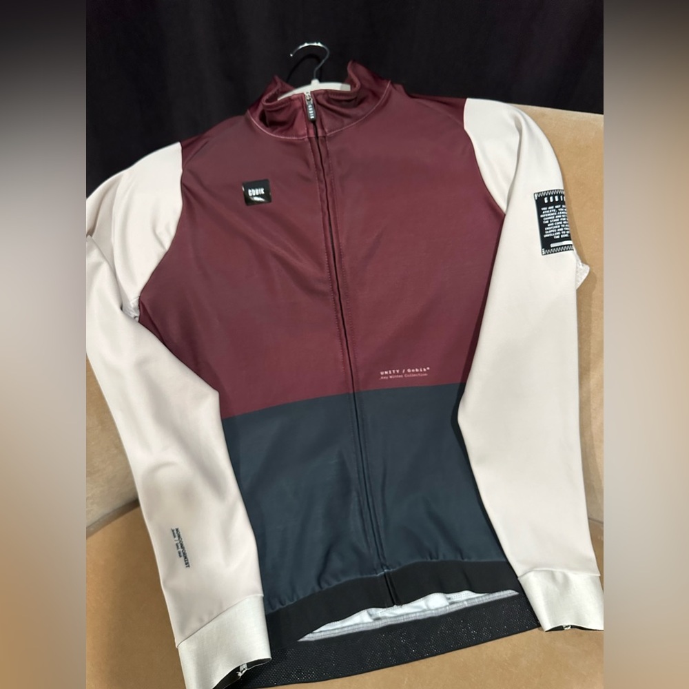 GOBIK LONG SLEEVE JERSEY HYDER MEN’S MERLOT Size 2XL